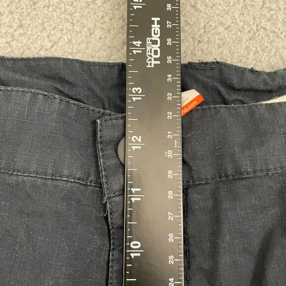 VTG Nike Athletic Dept. Shorts Men 38 Black Y2K Cargos - Picture 9 of 12